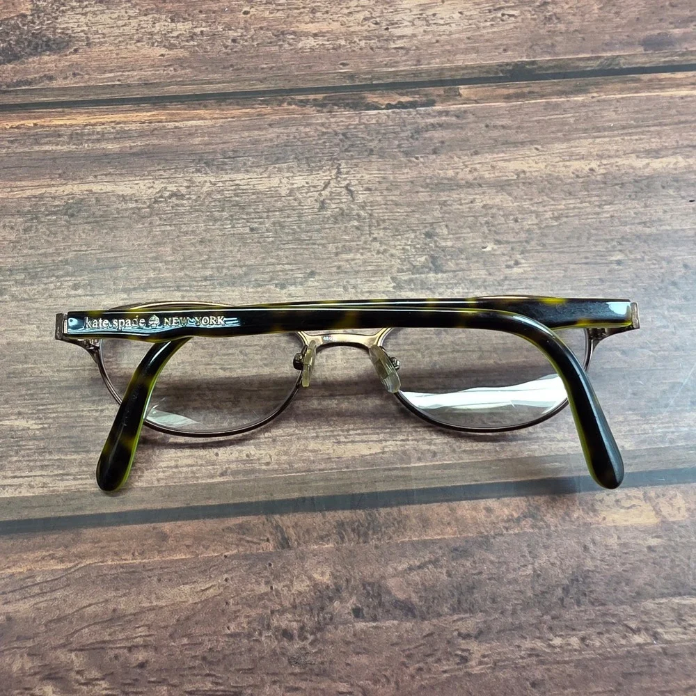 Kate Spade New York Caris 0JBJ Brown Tortoise Lime Green Cat Eye Eyeglass Frames